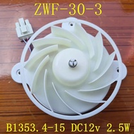 Refrigerator Cooling Fan ZWF-30-3 B1353.4-15 Dc12v 2.5W For Samsung Refrigerator Accessories