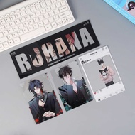 Customized Transparent Card Gift Small Card Transparent PVC Small Square Card Bookmark Boarding Pass