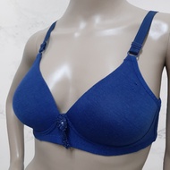 MBS 804 Size 36 - 42 Women Solid Color Cotton Non Wired Bra Cup A / B