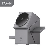 แท่นชาร์จไร้สาย Adam Element Mag Qube Qi2 3-in-1 Intelligent Charging Station - Silver