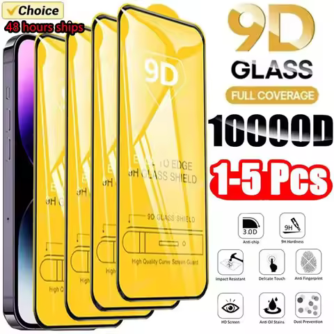 9D Screen Protector Tempered Glass For Samsung Galaxy S24 Ultra S23 S22 S21 FE Protective Glass Film