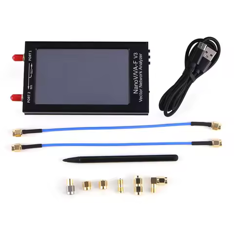 HF VHF UHF SHF Antenna Analyzer 4.3 Inch Screen 1MHz-6GHz VNA Analyzer 801 Scan Points for S-Paramet