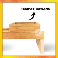 READY FRESH ALAT PEMOTONG BAWANG MERAH MULTIFUNGSI DARI KAYU JATI ASLI KUAT & AWET | ALAT PENGIRIS B