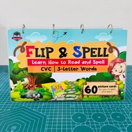 CVC Word Flip | 60 CVC Words | Educational Learning Tool for Kids