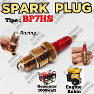 MESIN Sparkplug Spark Plug Racing BP7HS Robin Drive Engine Type EY15 EY20 Genset 154 156 1500W