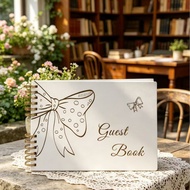 Guest Book for Wedding Decoration Custom Wedding Guest Book Birthday Photo Album Flower Signature Bo