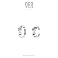 NooYoo ต่างหูสำหรับผิวแพ้ง่าย CoCr NF H Chain Link Hoops