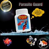TOP Parasite Guard 50 g.(กำจัดเห็บ หนอนสมอ พยาธิภายนอก บนตัวปลา)