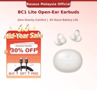 【New Arrival】Baseus BC1 Lite Open-Ear Wireless Earbuds 45 Hours Battery Life IP55 Waterproof 11mm Dr