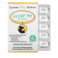 LactoBif Pet Probiotics 5 Billion CFU, 60 Veggie Capsules