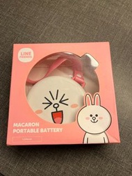 韓國Line Friends正品 Cony熊大兔x充電寶便攜 卡通 馬卡龍移動電源 Charger
