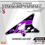 LIST STICKER ARM VARIO KZR/GEN 1/2 Design ARAI 07