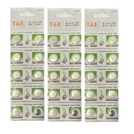 [SG] [30 Pieces] T&E AG9 SR936SW LR45 394 Alkaline Button Battery