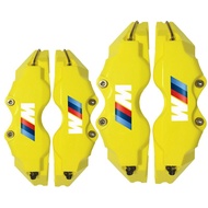 Hardingsun สติกเกอร์สำหรับ BMW คลุมเครื่องวัดความกว้างเบรคแผ่นดิสก์รถยนต์พลาสติก ABS 4ชิ้น E46 E39 E