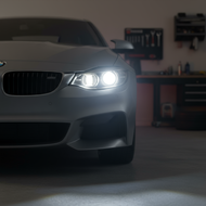 High Intensity H4 LED Bike Headlight - 6000K White BA20D P15D Bulb