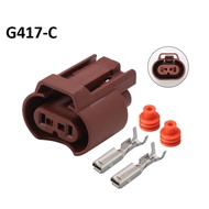 G417-2-hole brown 9006 2.8mm bulb jack