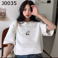 PINKHOUSE Cat ears graphic statement TSHIRT 2XL Cotton WOMAN Streetwear Casual summer BAJU J0035
