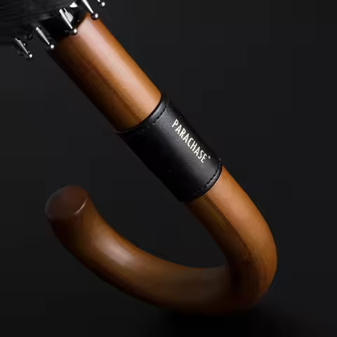 Parachase Big Umbrella Wooden Windproof 16 Ribs Business Japanese Long Handle Umbrella Rain Women Me