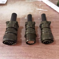Aviation Plug DS3106A18-12P MS3106A-20-27P MS3101A-18-12S 5Heart12Heart