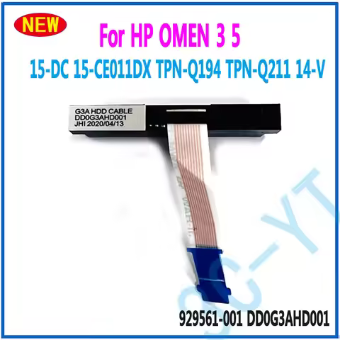 1PCS New Laptop HDD Cable Tray SATA Hard Drive Wire For HP OMEN 3 5 15-DC 15-CE 011DX TPN-Q194 TPN-Q