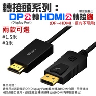 Adapter Series: DP Male To HDMI Cable (1.5/3m Two Options) A15 Dispaly Port HDMI Cable Display Port 