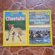 NATIONAL GEOGRAPHIC KIDS LEVEL 2 & 3 SOLD IN A PACKAGE