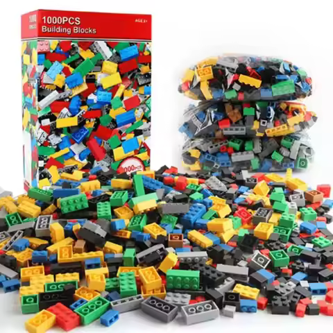 DIY Creative Building Blocks Bulk set, 300/500/1000/1500Pcs classic Blocks Brick, birthday gift chil