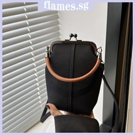 FL Women Bag  Crossbody Bag  Handle Handbag Kiss Lock Shoulder Bag