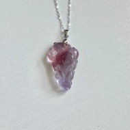 紫紅超七狐狐吊墜