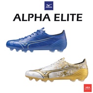 MIZUNO Alpha Elite ตัวท็อป รองเท้าฟุตบอล สตั๊ด มิซูโน่ แท้ น้ำเงิน P1GA246227