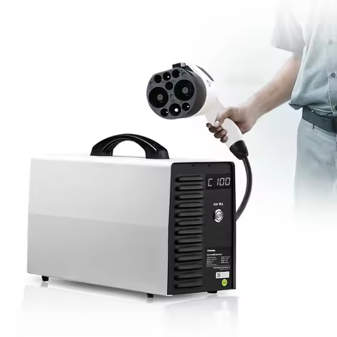 7Kw Portable DC Fast EV Charger GB/T Type2 16A On-Board Charger for Electric Vehicle Portable Charge