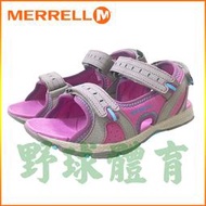 〈ElRey野球王〉MERRELL 女童 運動涼拖鞋 灰紫 MLK162956