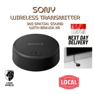 (SG) SONY WLA-NS7 Wireless Transmitter (Black) - 360 Spatial Sound with BRAVIA XR and Sony Headphones