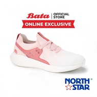 Bata บาจา (Online Exclusive) ยี่ห้อ North Star รองเท้าสนีกเกอร์ รองเท้าผ้าใบ Workout Sneakers ผ้าใบออกกำลังกาย สำหรับผู้หญิง รุ่น Bonnie สีชมพู 5205037