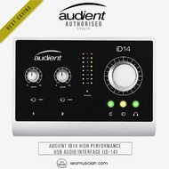 AUDIENT ID14 HIGH PERFORMANCE USB AUDIO INTERFACE (AMPLIFIER FOR MICROPHONE/ SEMUSICIAN)