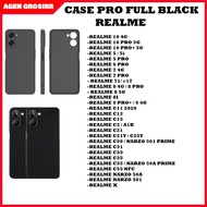 Ag- CASE FULL BLACK REALME 55 PRO6 PRO7 4G7 PRO7IC178 4G 8 PRO8 5G8I9 PRO 5G9 PRO PLUSC11C2C12C15C21