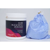 Aurane French green hair bleaching powder, 500g jar, dust-free, bleaches level 7 from natural tones.