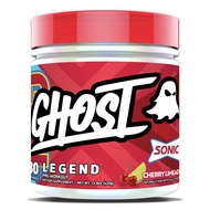 GHOST Legend V3 Pre-Workout Powder, Sonic Cherry Limeade- 30 Servings – Pre-Workout for Men & Women 