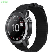 Spot goodsReady Stock 》 Garmin Fenix5X fenix5 fenix6pro 935 945 S60 Velcro Canvas Nylon Strap