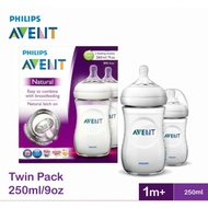 Philip Avent Twin Pack 9oz /250ml Feeding Baby Bottle Susu Botol