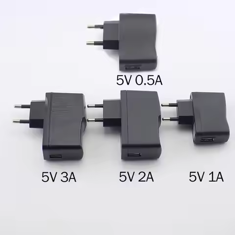 5V 0.5A 1A 2A 3A Micro USB Charger AC to DC Charging Universal USB Power Adapter Supply 100V-240V Ou