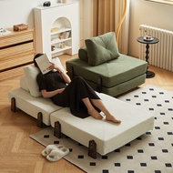 [Upgrade quality]Lazy Sofa Sleeping Foldable Sofa Bed Tatami Tofu Block Human Kennel Single Recliner Lunch Break Bed