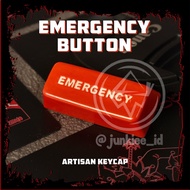 Emergency artist keycaps SHIFT ENTER keycap 2.25u artist mods panic button keycaps for mechanical ke