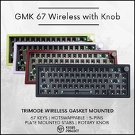 [Ready Stock] GMK67 Wireless Trimode Gasket Mounted Mechanical Keyboard GMK 67 Poron Gasket Zuoya