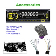 REAKOSOUND 1Din MP3 Universal Player Radio 12V Bluetooth Stereo Autoradio Receiver In-Dash Car Radio Recorder Remote Control