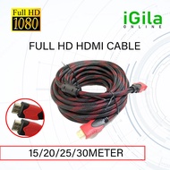 15M/ 20M/ 25M /30M High Speed Plug HDMI Cable 1080P HDTV for PS3/3D UK/MYTV