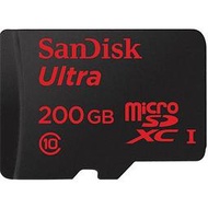 北車 SanDisk 200GB 200G【90MB/s】Ultra micro SDXC UHS-I C10 記憶卡 