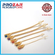 2 WAY FOLEY CATHETER SILICONE COATED - 6FR, 8FR, 10FR, 12FR, 14FR, 16FR, 18FR, 20FR, 22FR, 24FR, 26F