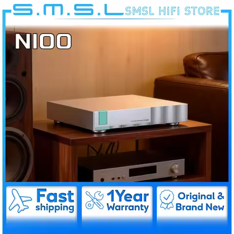 SMSL N100 Hi-Res Net Streamer Multi-input interface support TIDAL QOBUZ Airplay DLAN ROON LAN WiFi M