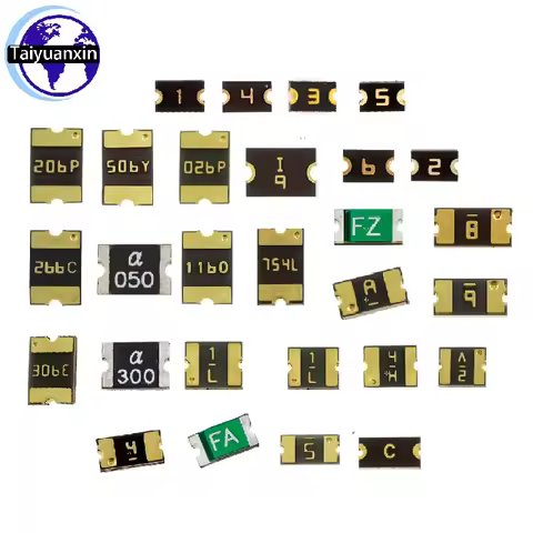 50PCS 0805 1206 1210 1812 Fuse SMD Patch PTC Resettable Fuse 0.05A 0.1A 0.2A 0.3A 0.35A 0.5A 0.75A 1